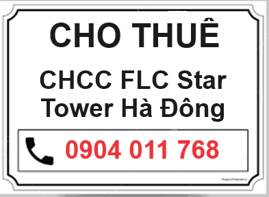 🌸Chính chủ (Không môi giới) cho thuê căn hộ vị trí đẹp nhất chung cư FLC Star Tower Hà Đông; 12tr/t - Ảnh chính